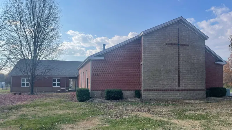 Brick church exterior