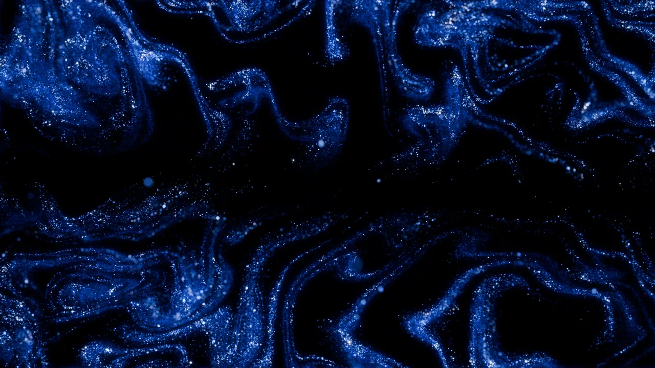 Glitter Flow worship background, Cobalt Blue
